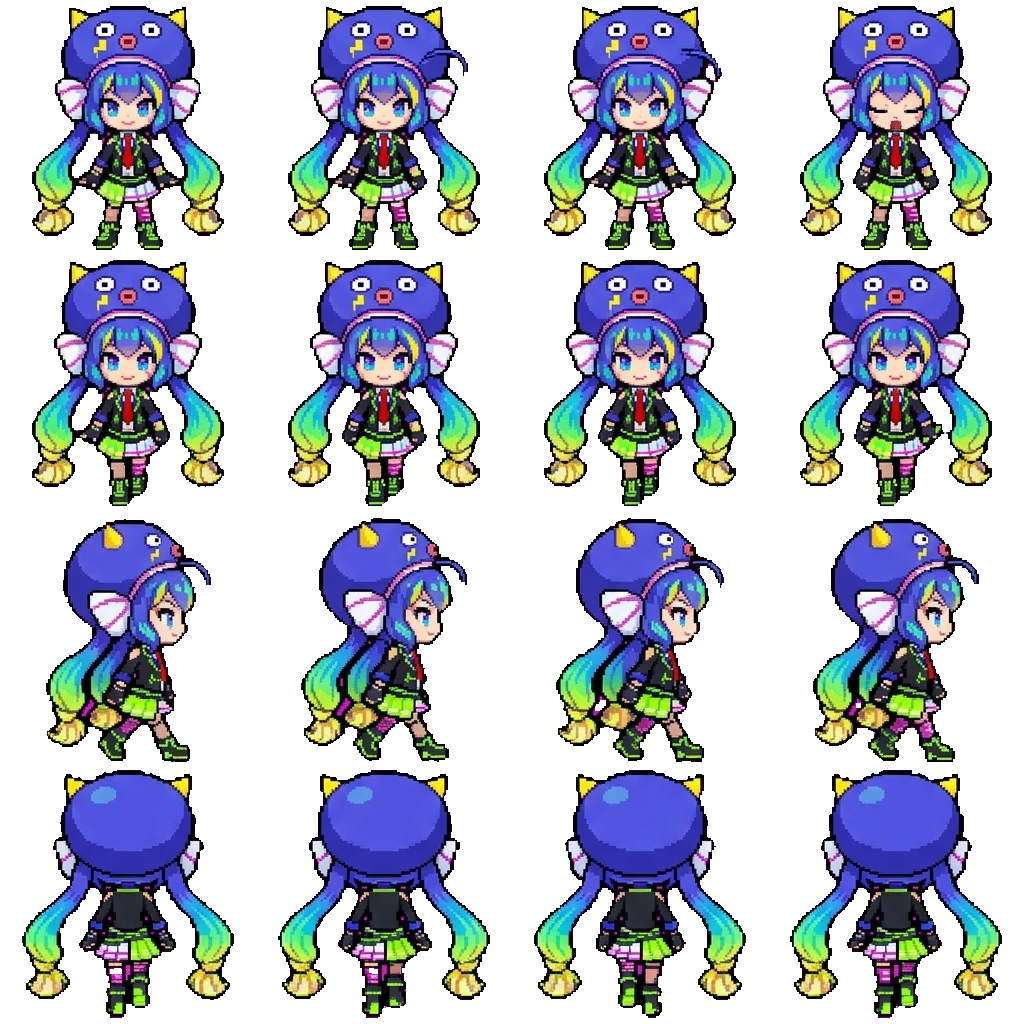 Una movement sprite