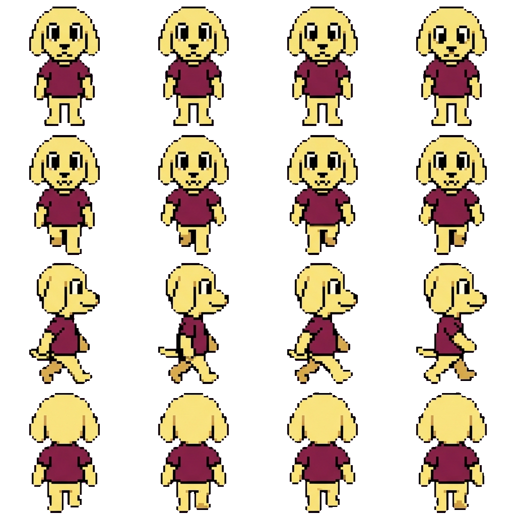Scratch movement sprite