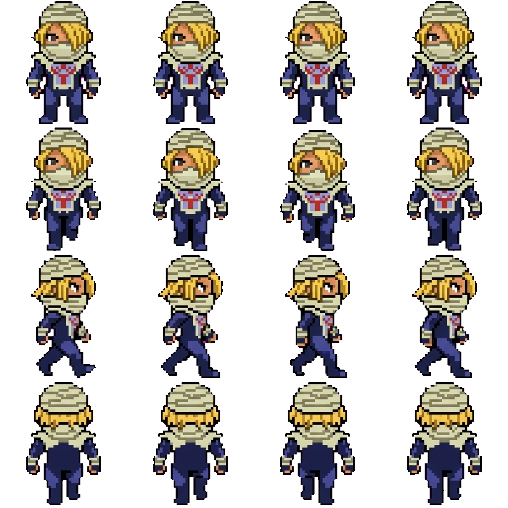 Sheik movement sprite