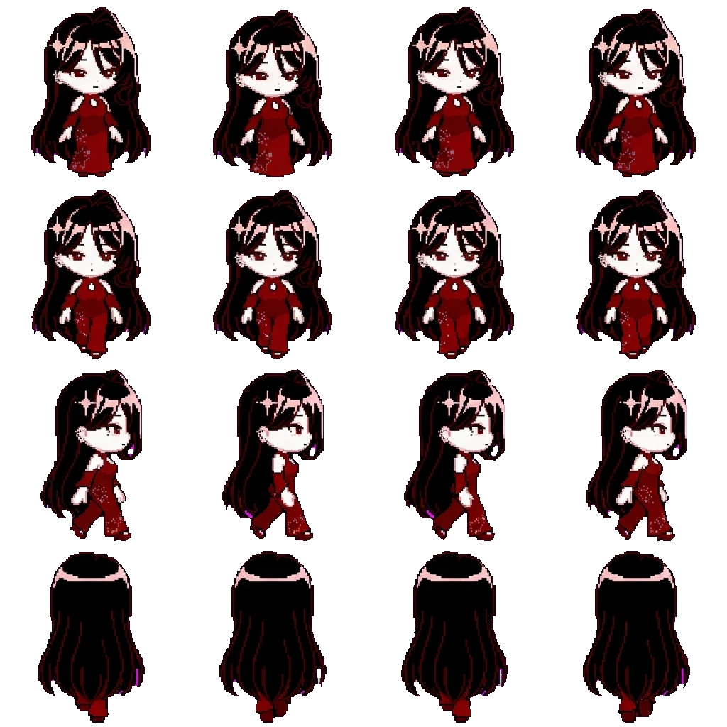 Hanabi movement sprite