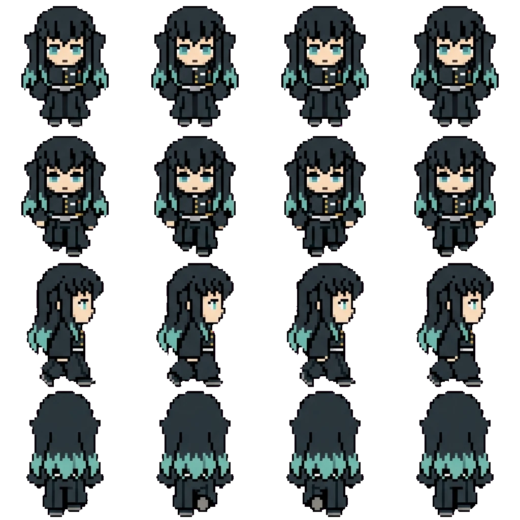 Muichiro Tokito movement sprite