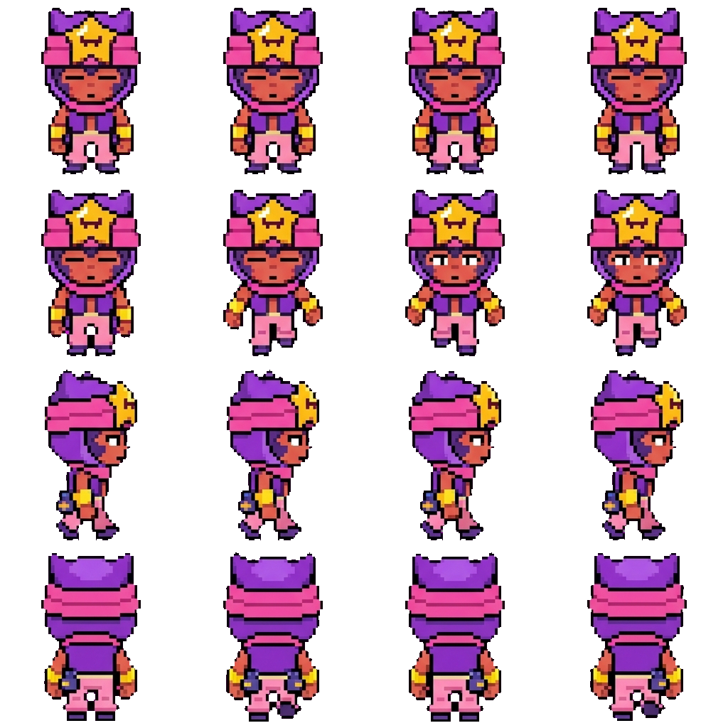 Sandy movement sprite