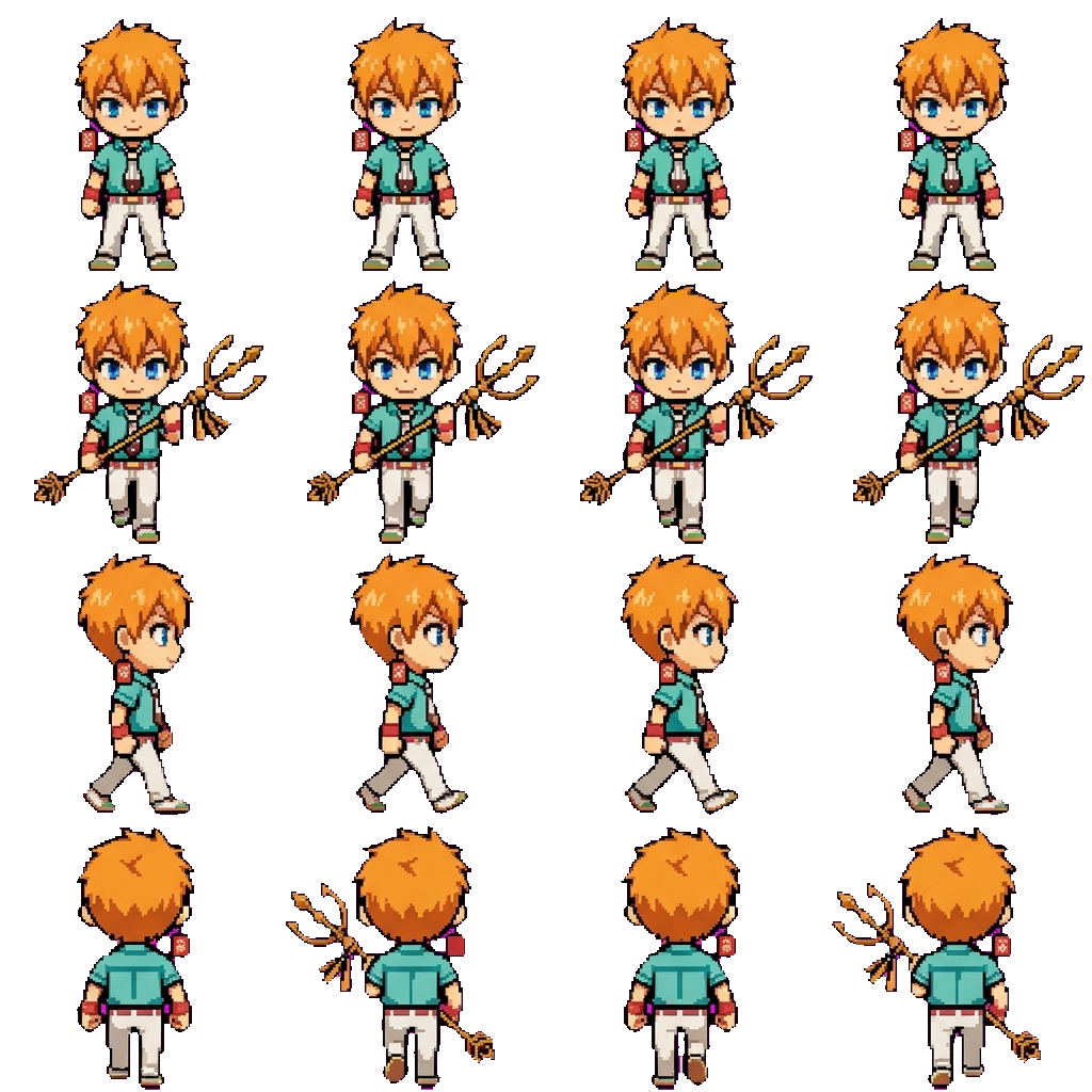 Pou Pitomoto movement sprite