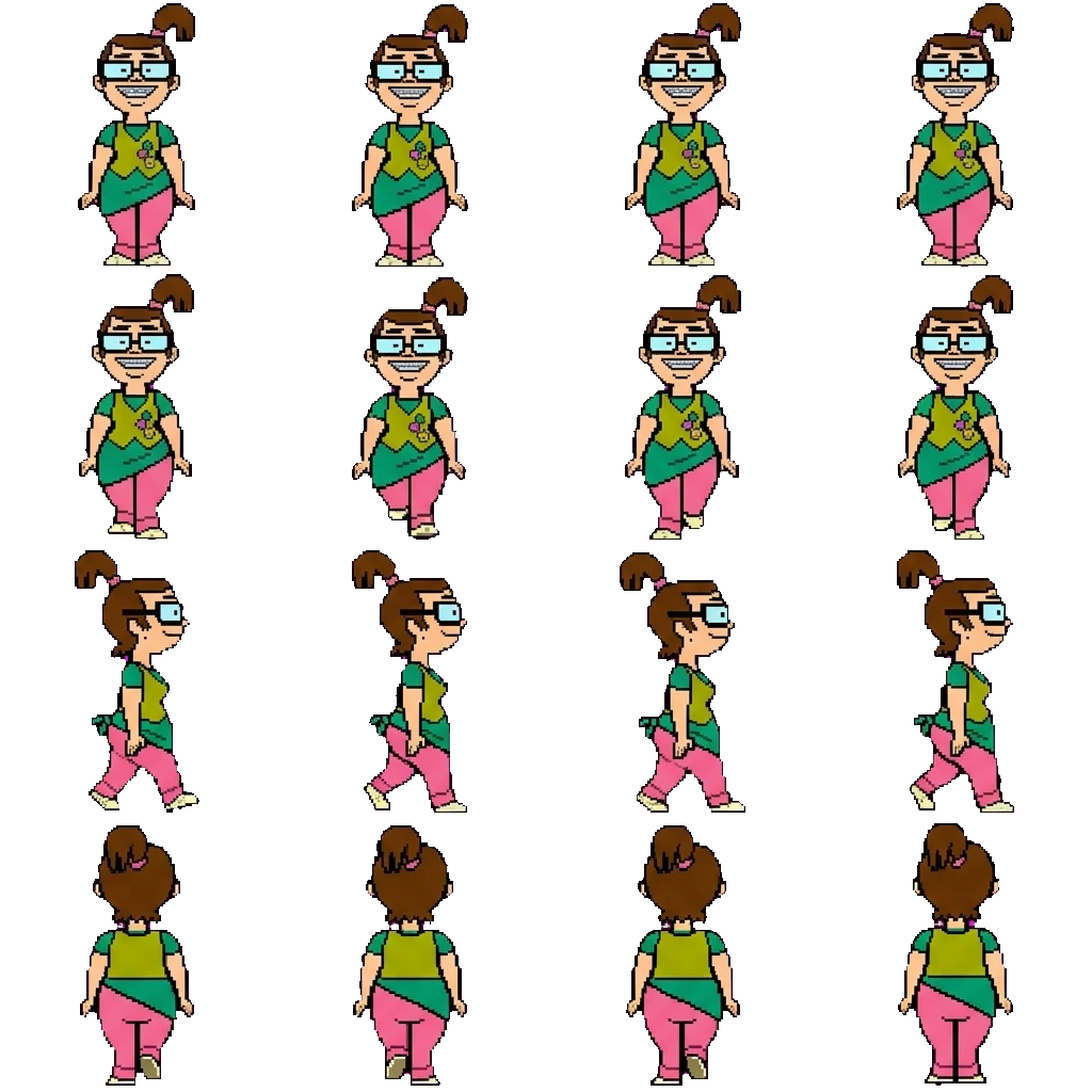 Beth movement sprite