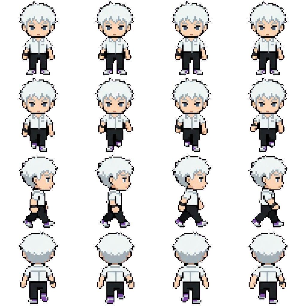 Hikaru movement sprite
