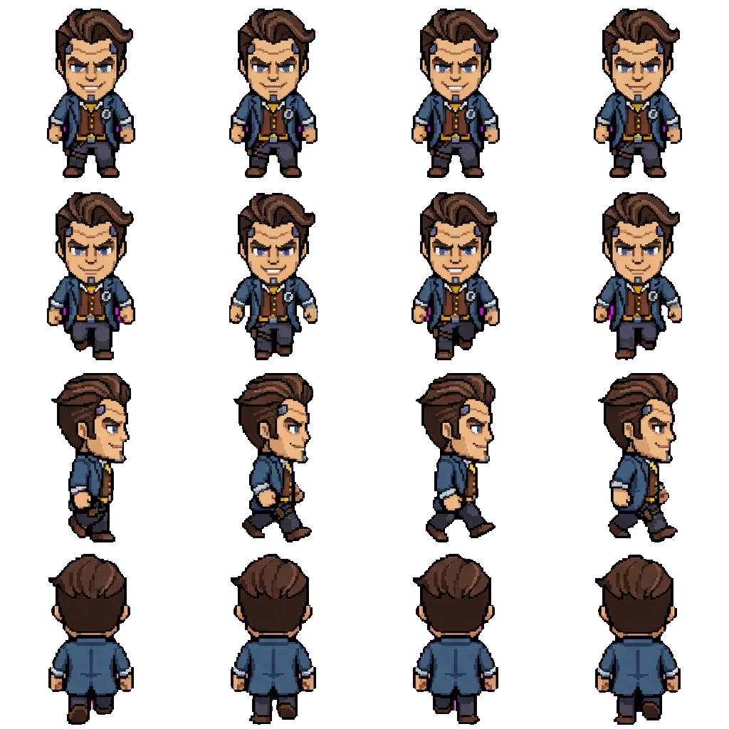 Jack El Guapo movement sprite
