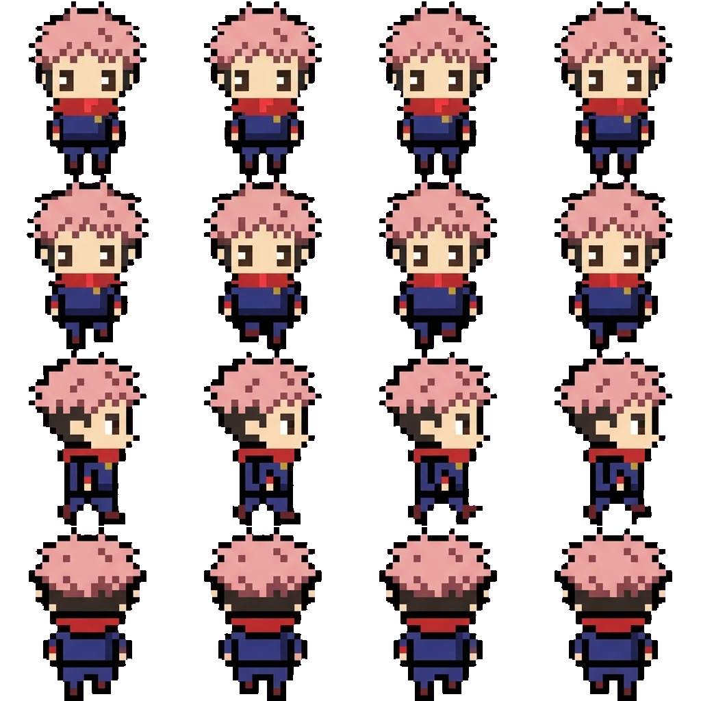 Yuji movement sprite