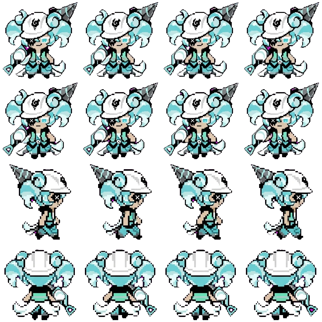 Cool Mint movement sprite