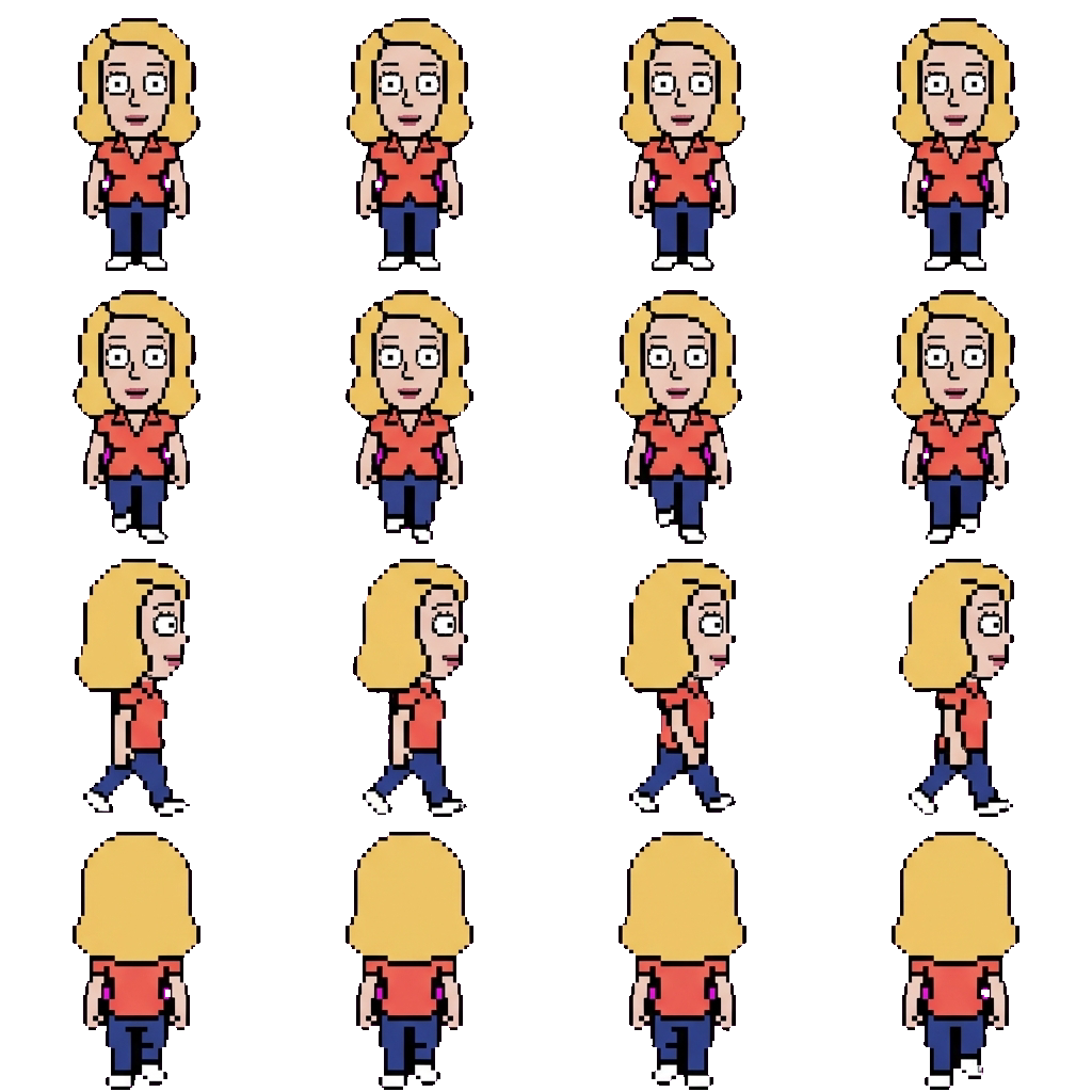 Beth movement sprite
