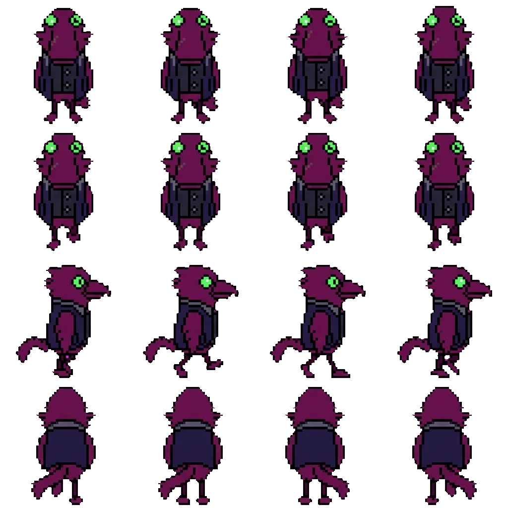 Lou movement sprite