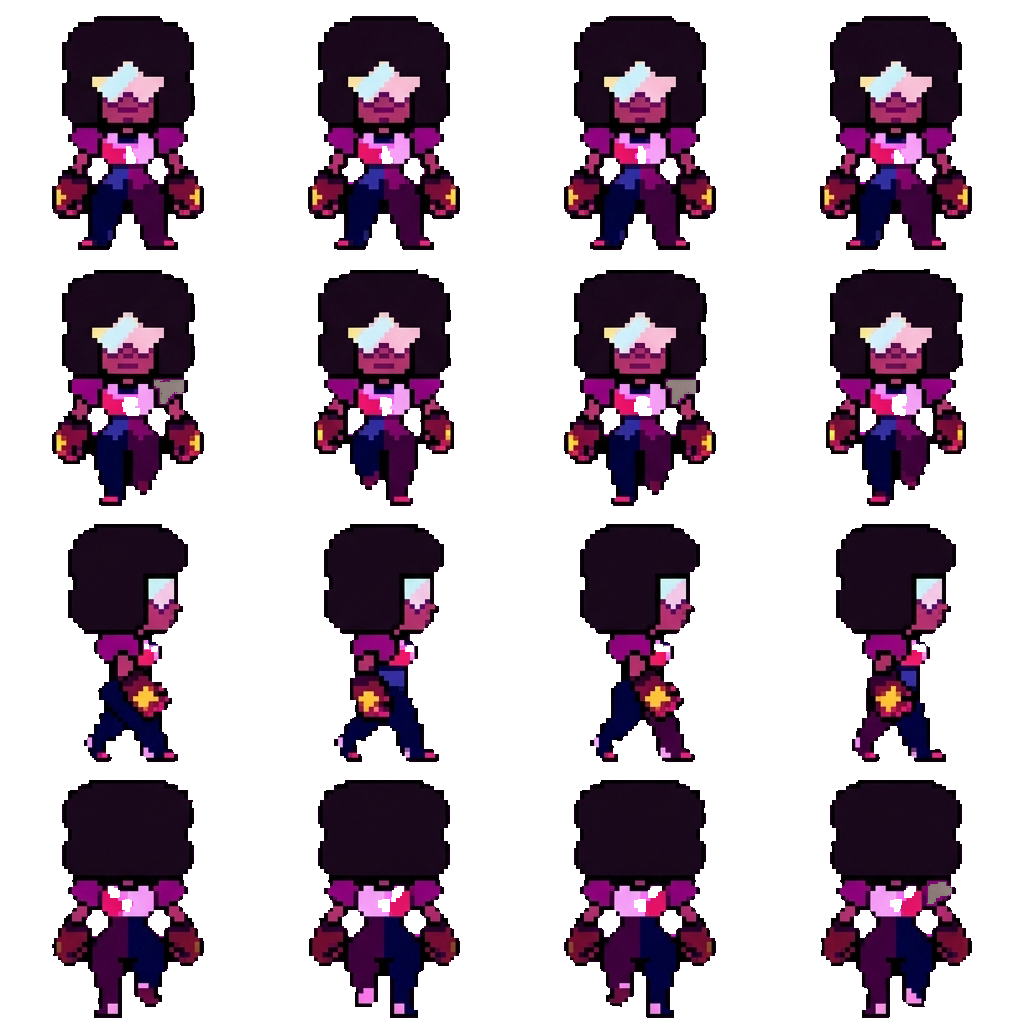Garnet movement sprite