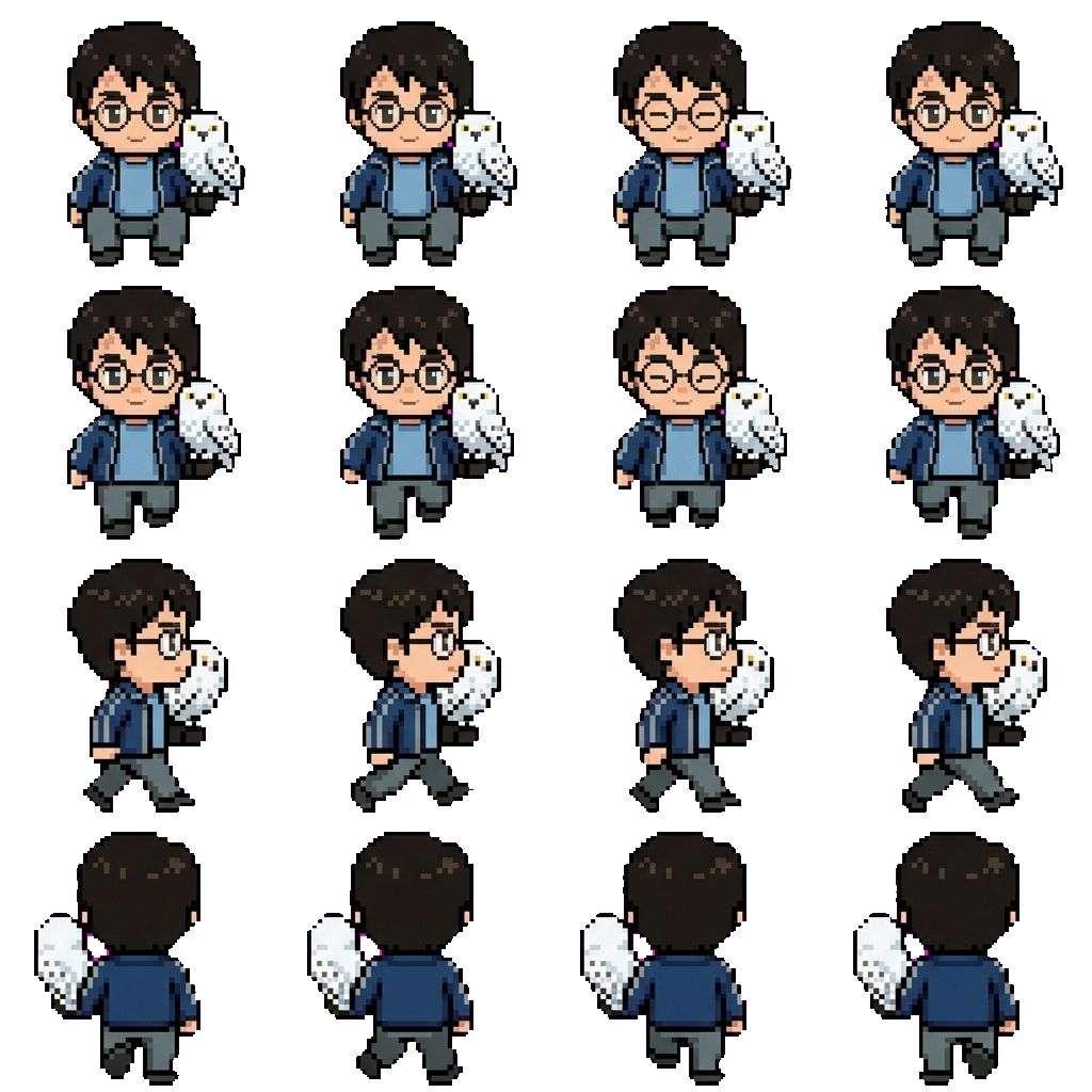 Harry Potter movement sprite