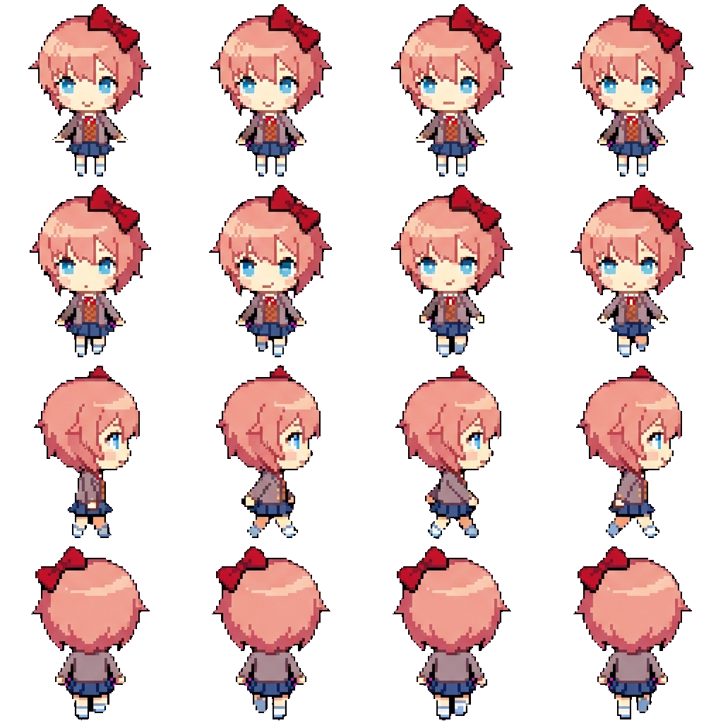 Sayori movement sprite