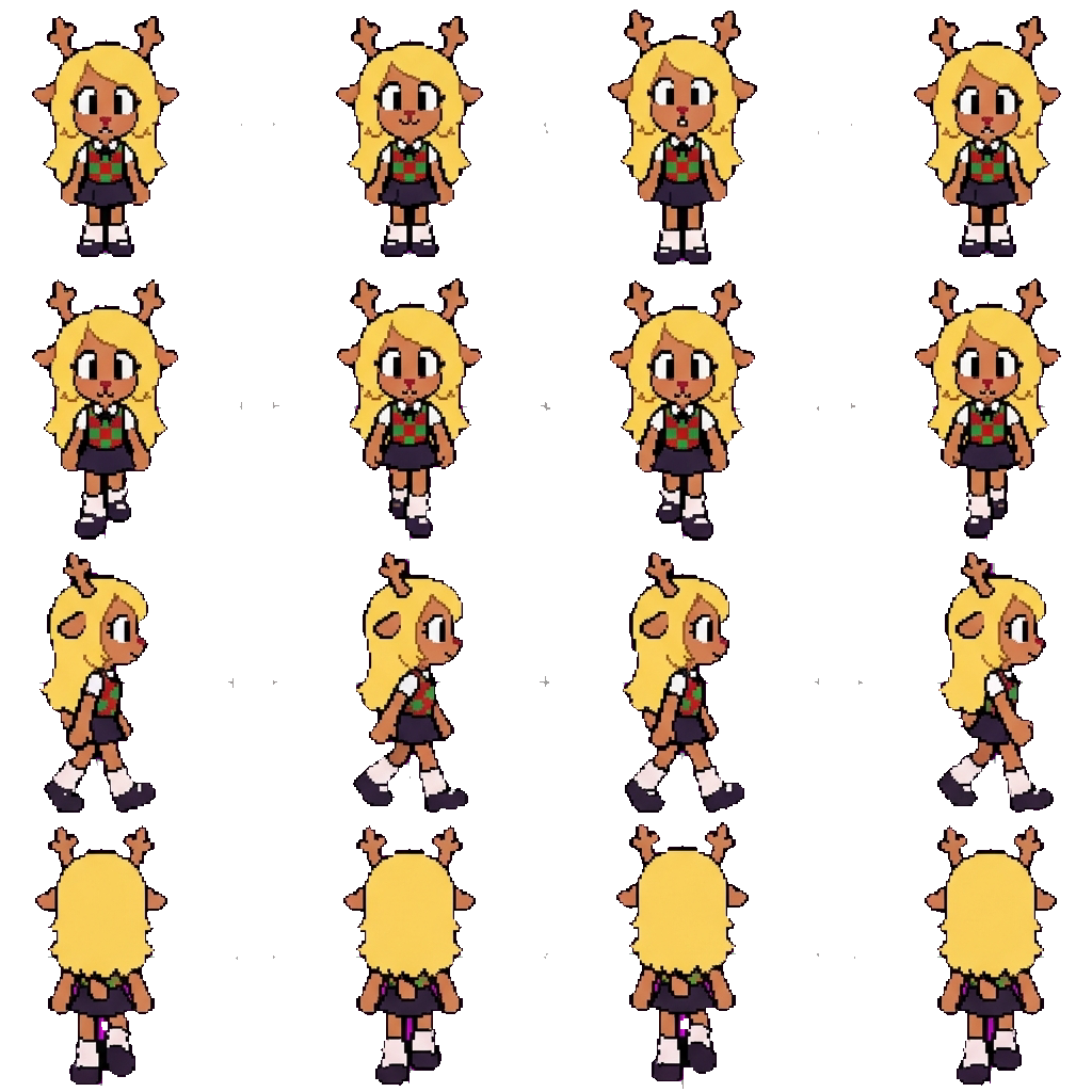 Noelle movement sprite