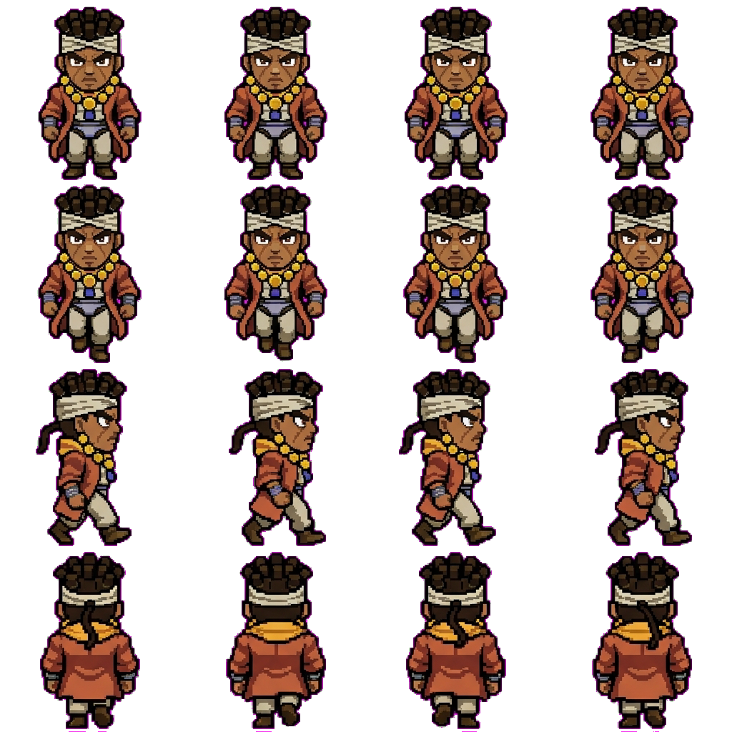 Mohammed Avdol movement sprite