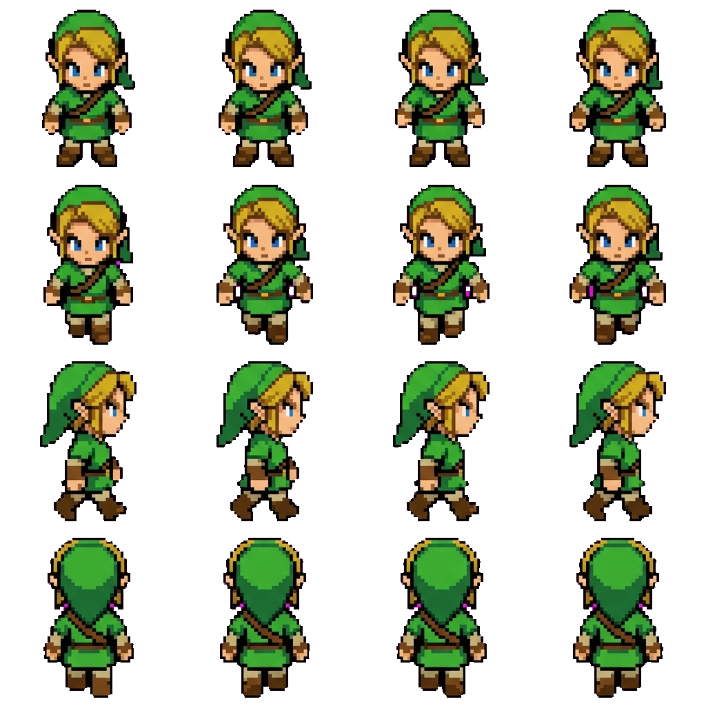 Link movement sprite
