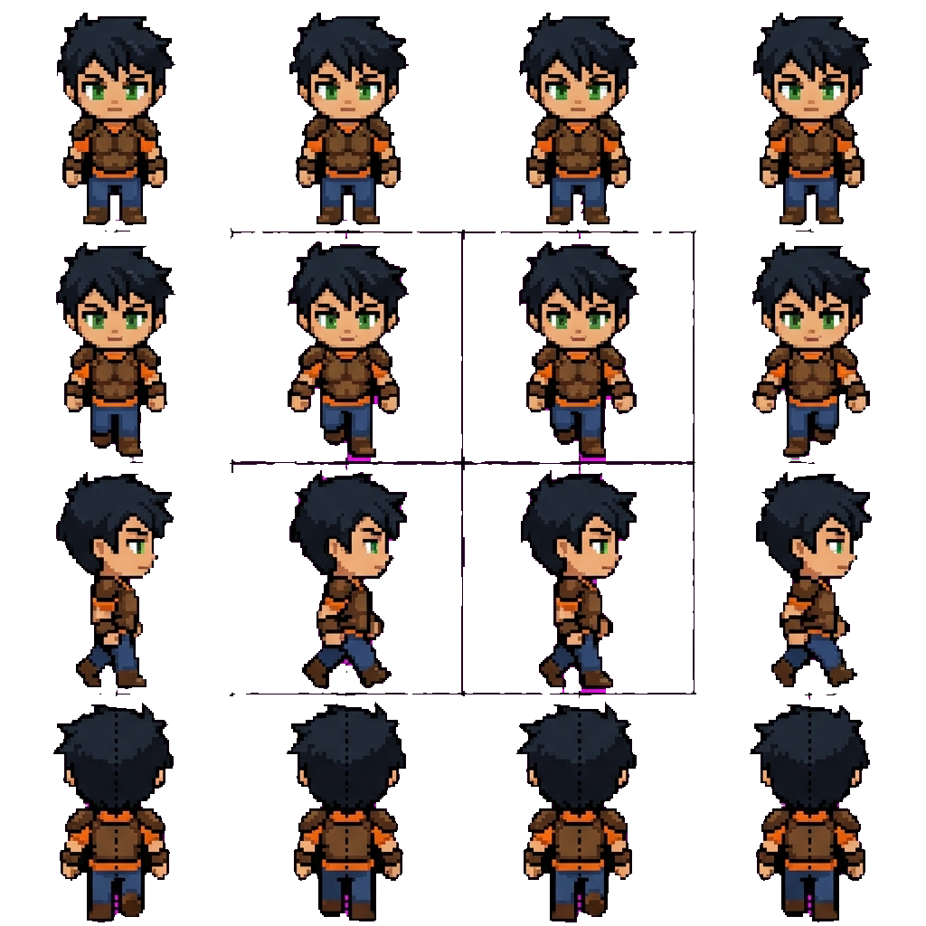 Percy Jackson movement sprite