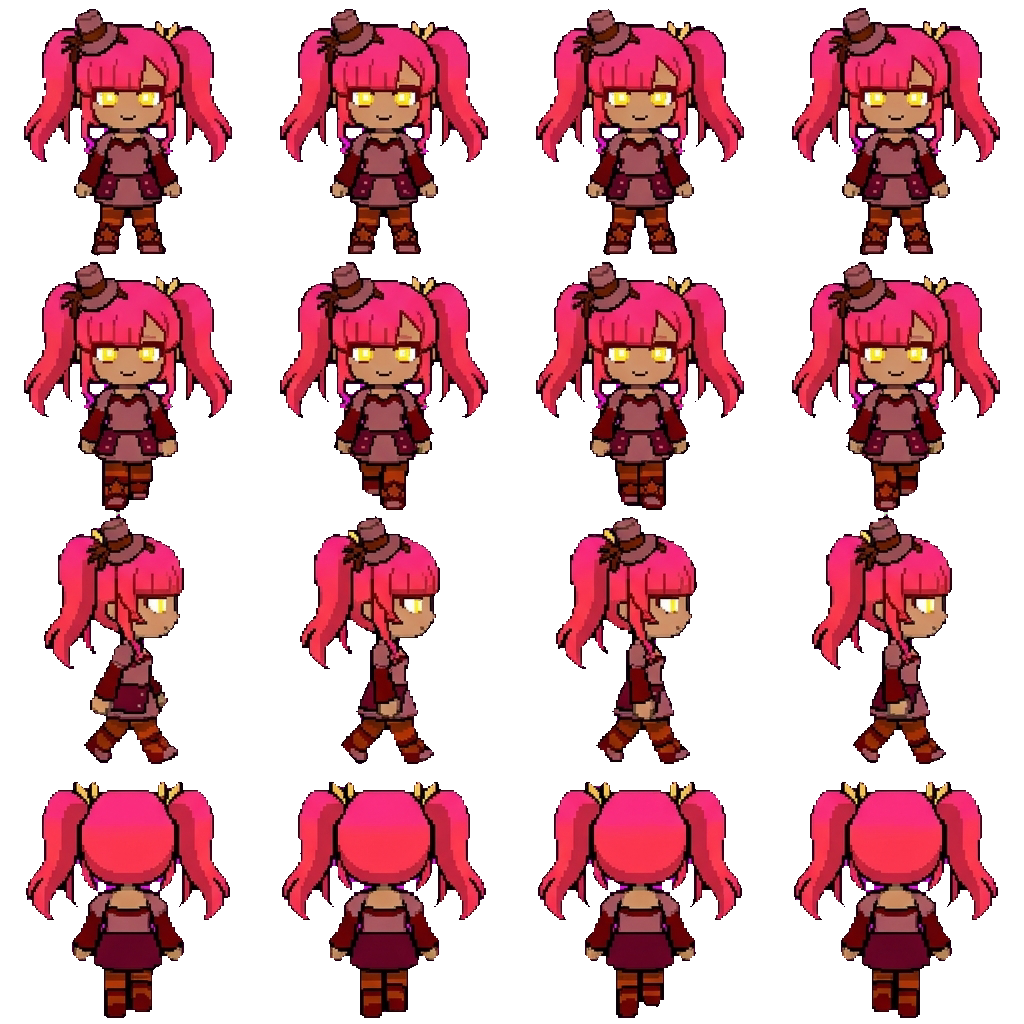 Mayor Lisa movement sprite