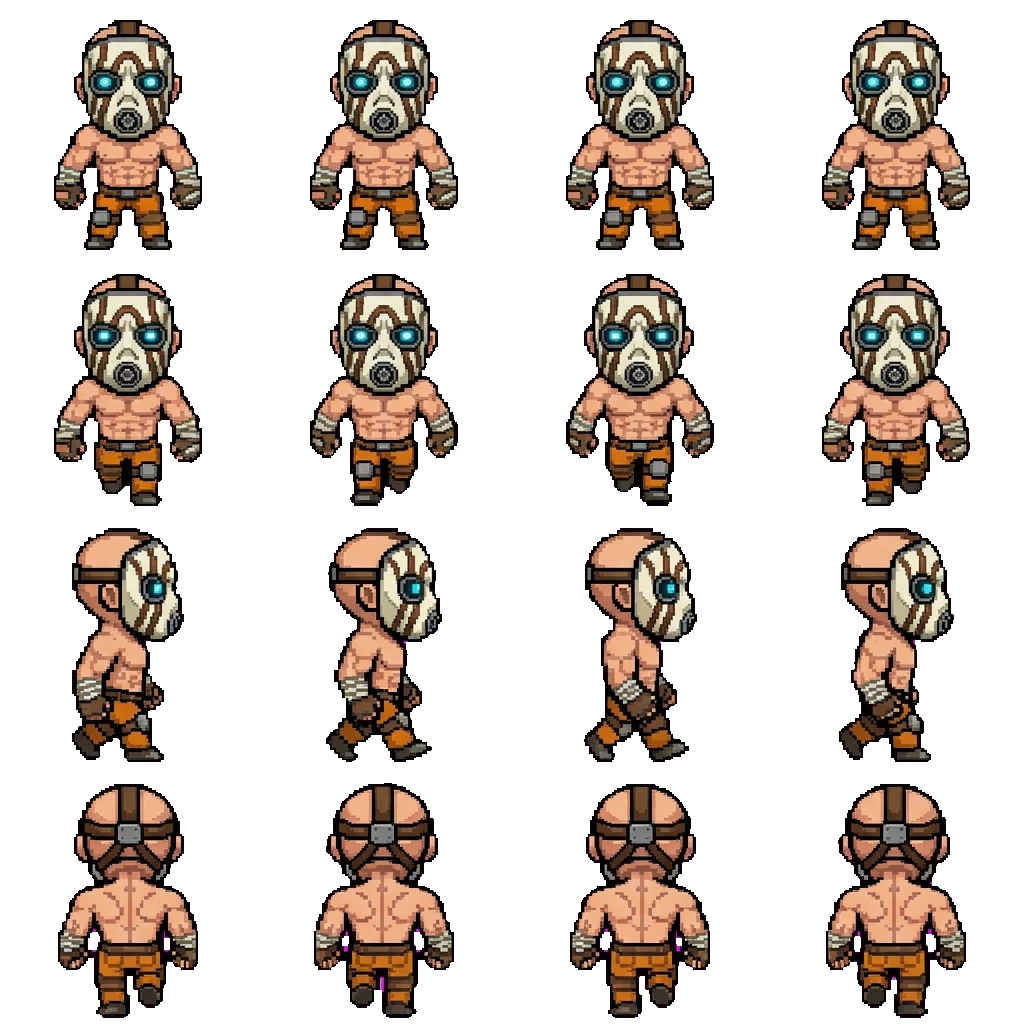 Psicópata movement sprite