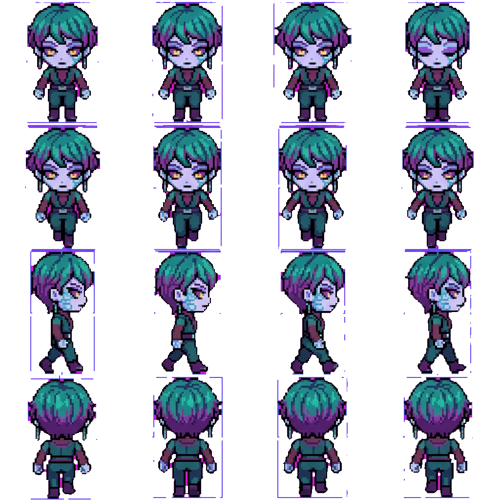Baby Saja movement sprite