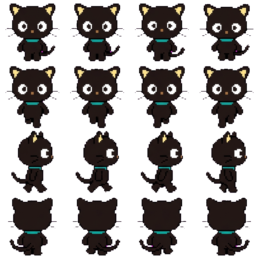 Chococat movement sprite