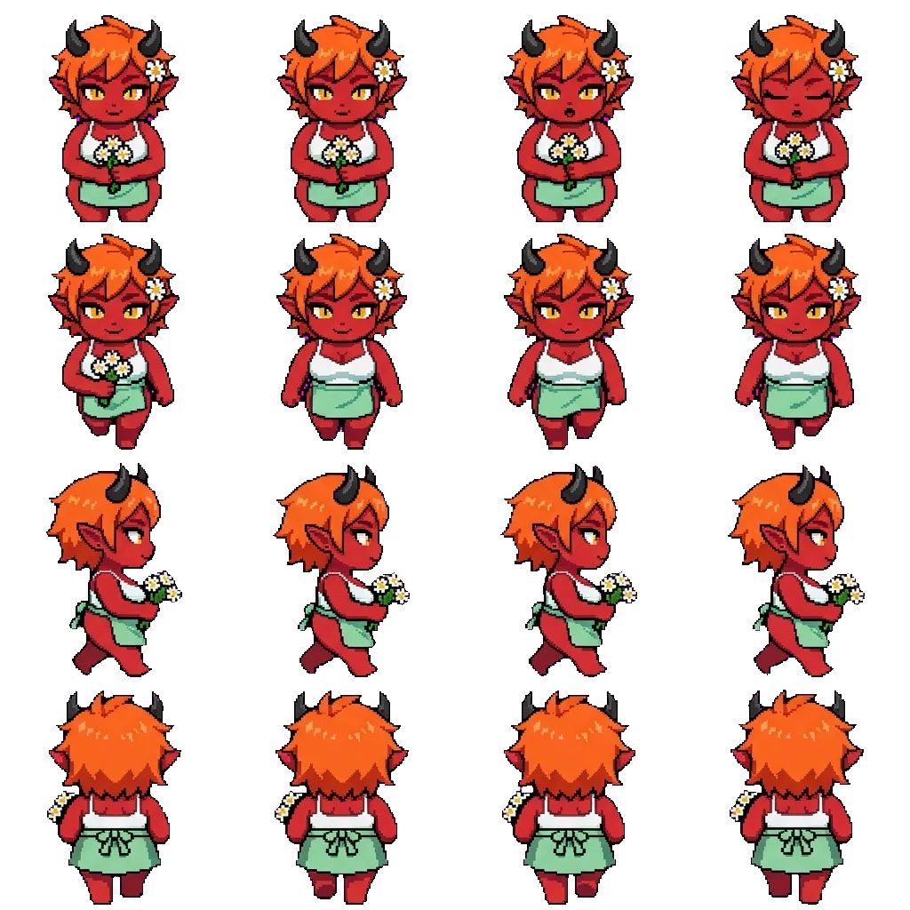 Tansy movement sprite