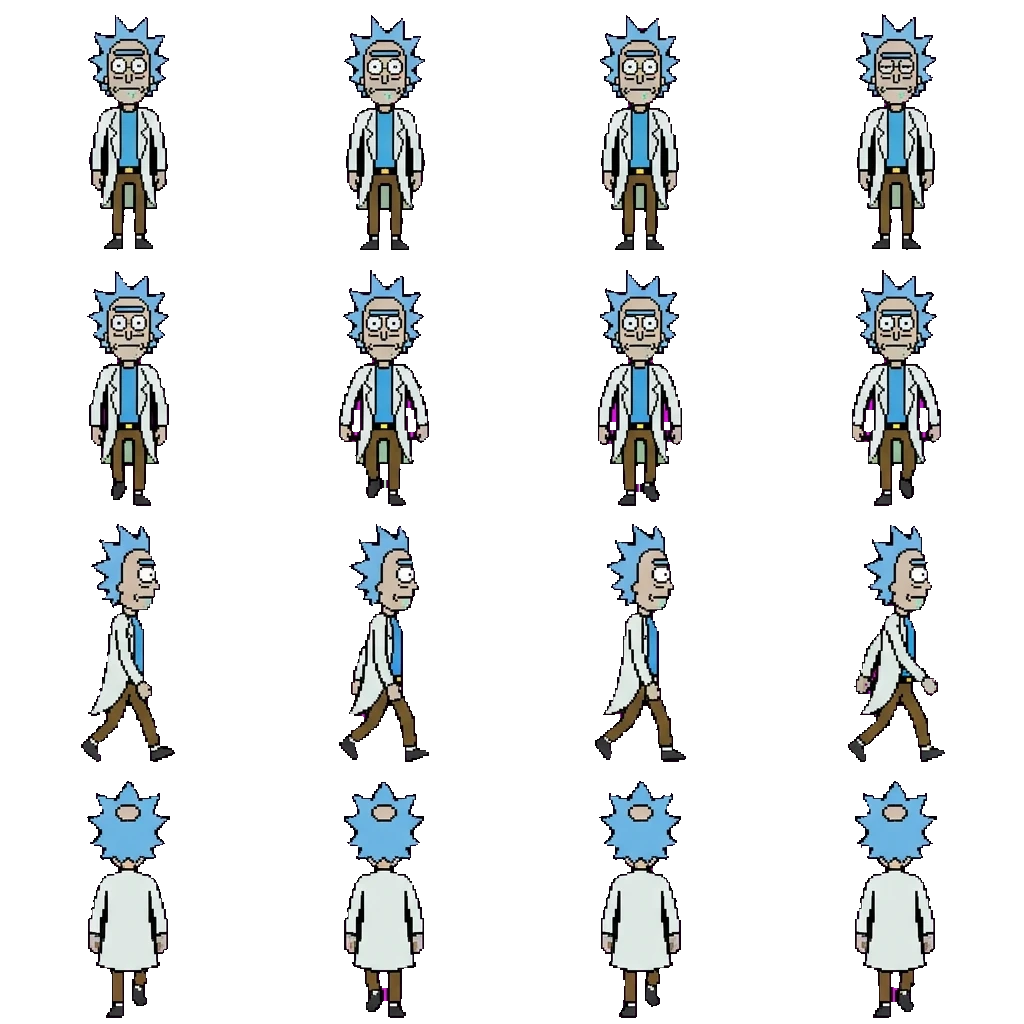 Rick movement sprite