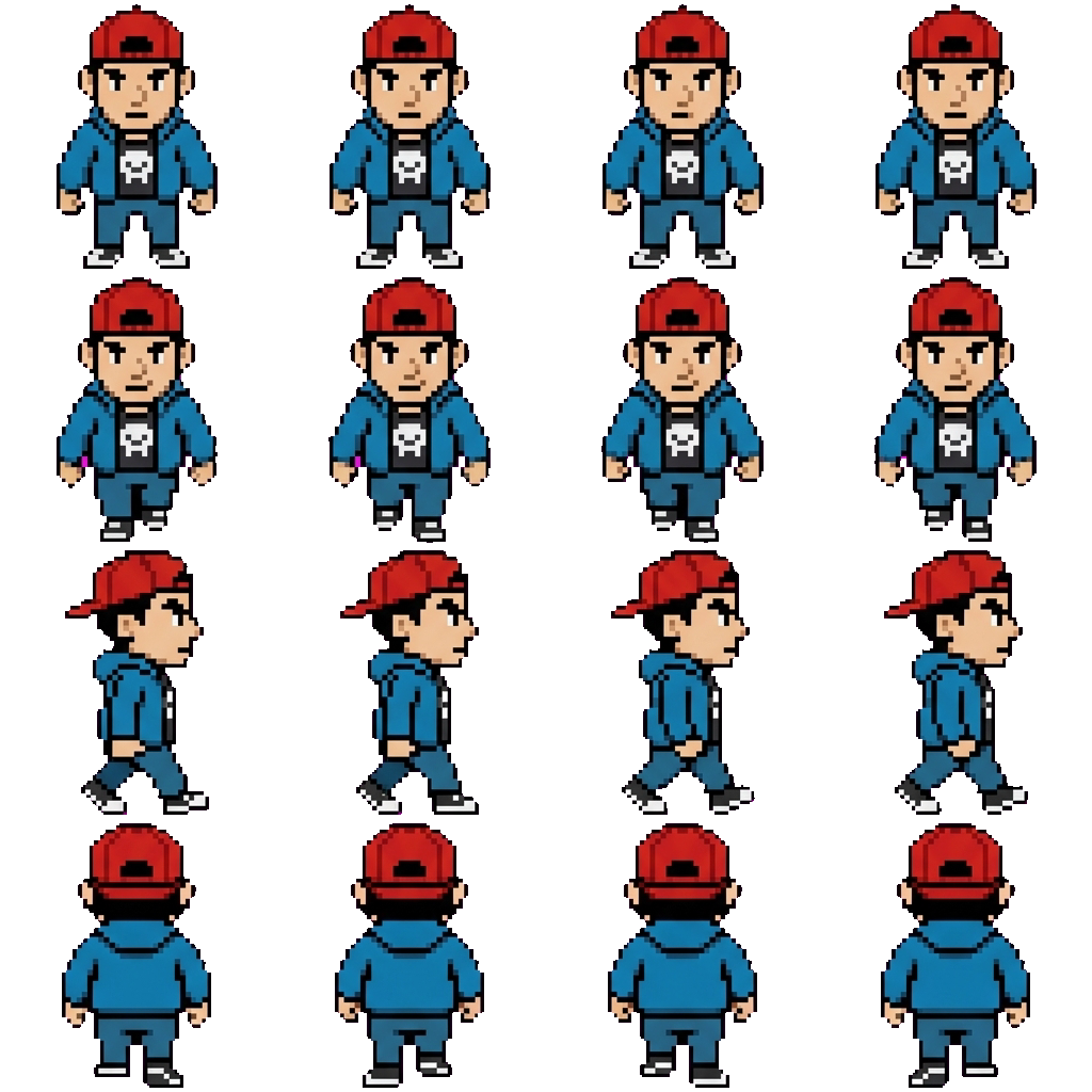 Pete movement sprite