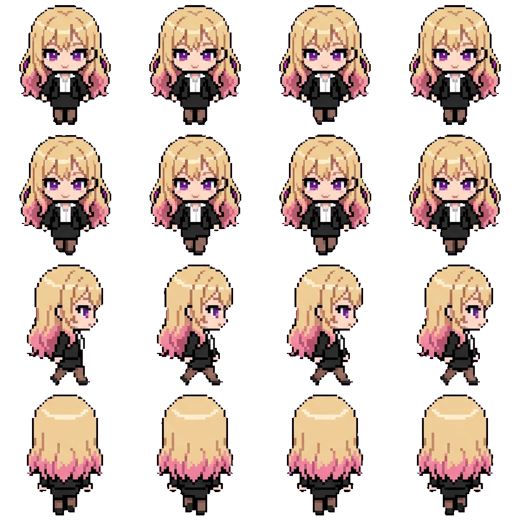 Miki movement sprite