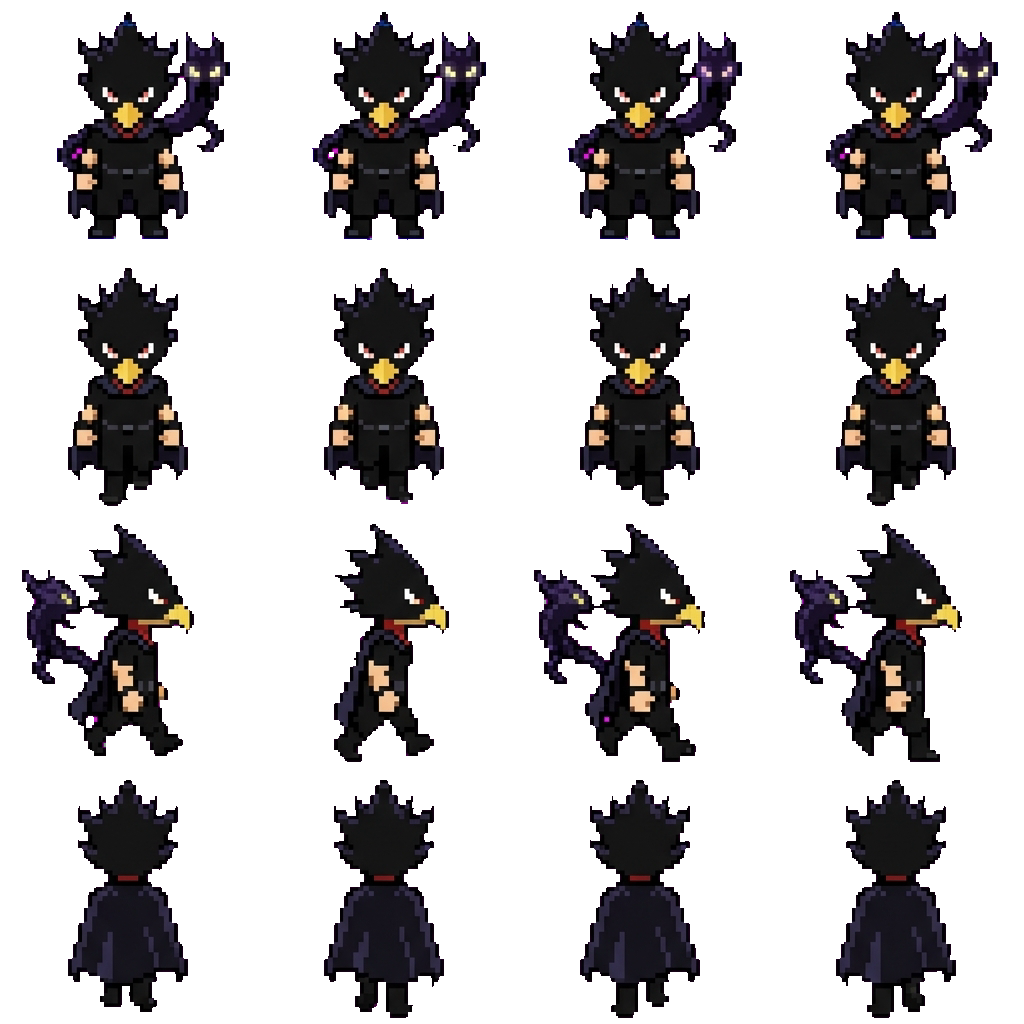 Tokoyami movement sprite