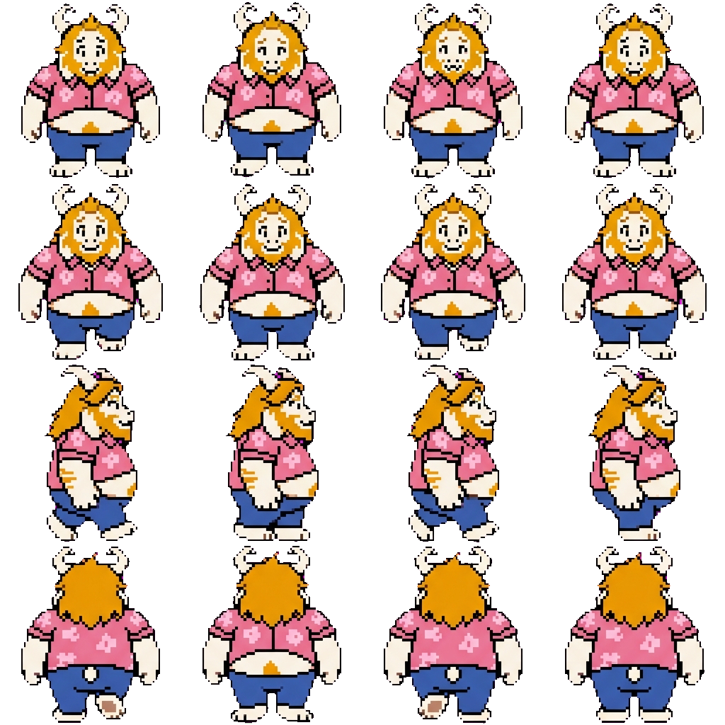 Asgore movement sprite