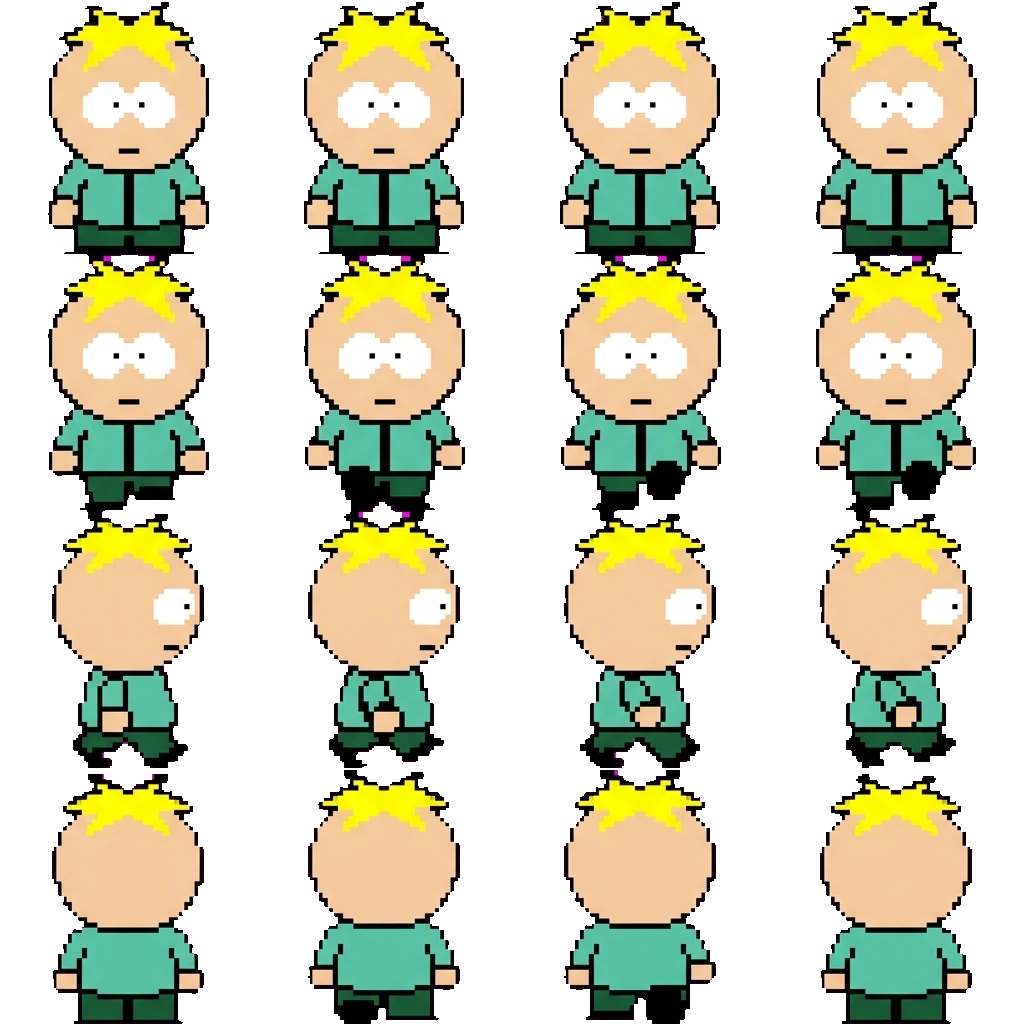 Butters stoch movement sprite