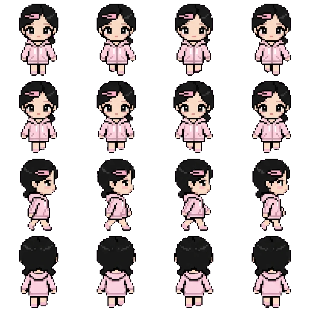 Miss Tada movement sprite