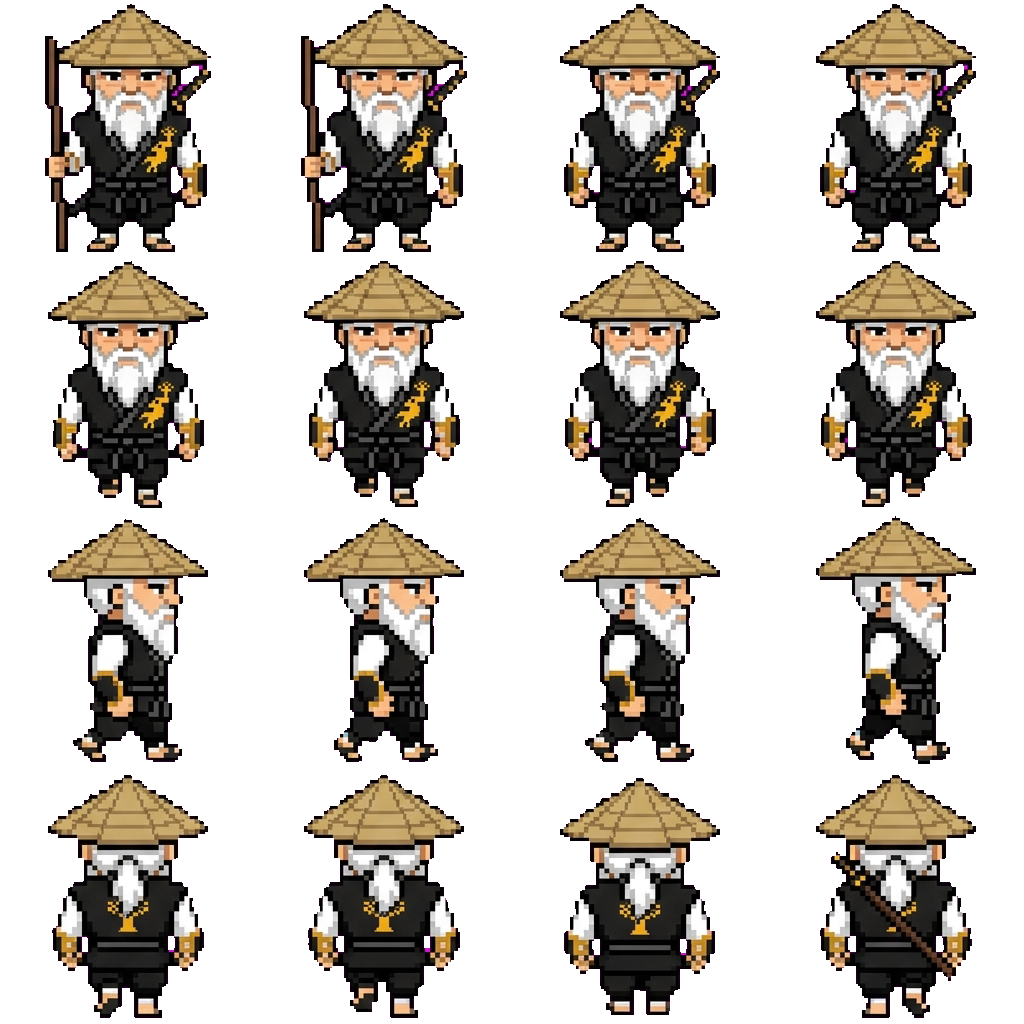 Sensei Wu movement sprite