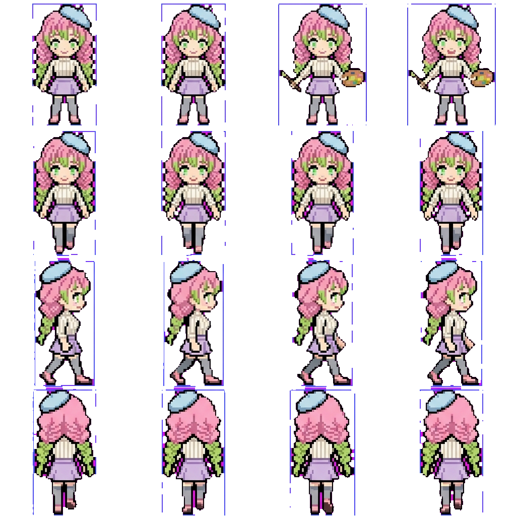 Mitsuri Kanroji movement sprite
