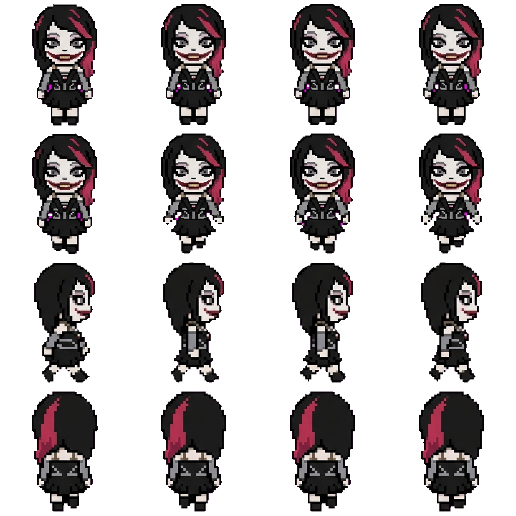 Nina The Killer movement sprite