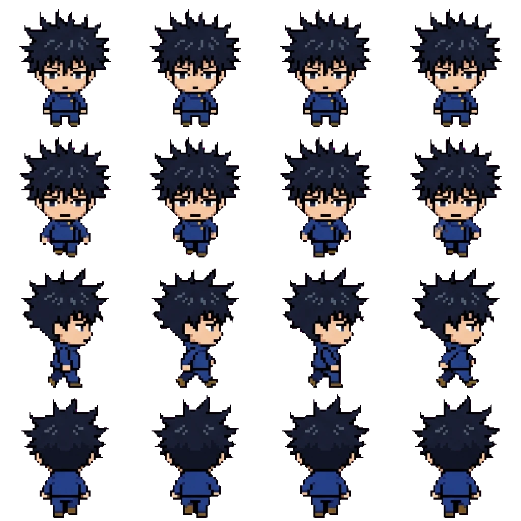 Fushiguro Megumi movement sprite