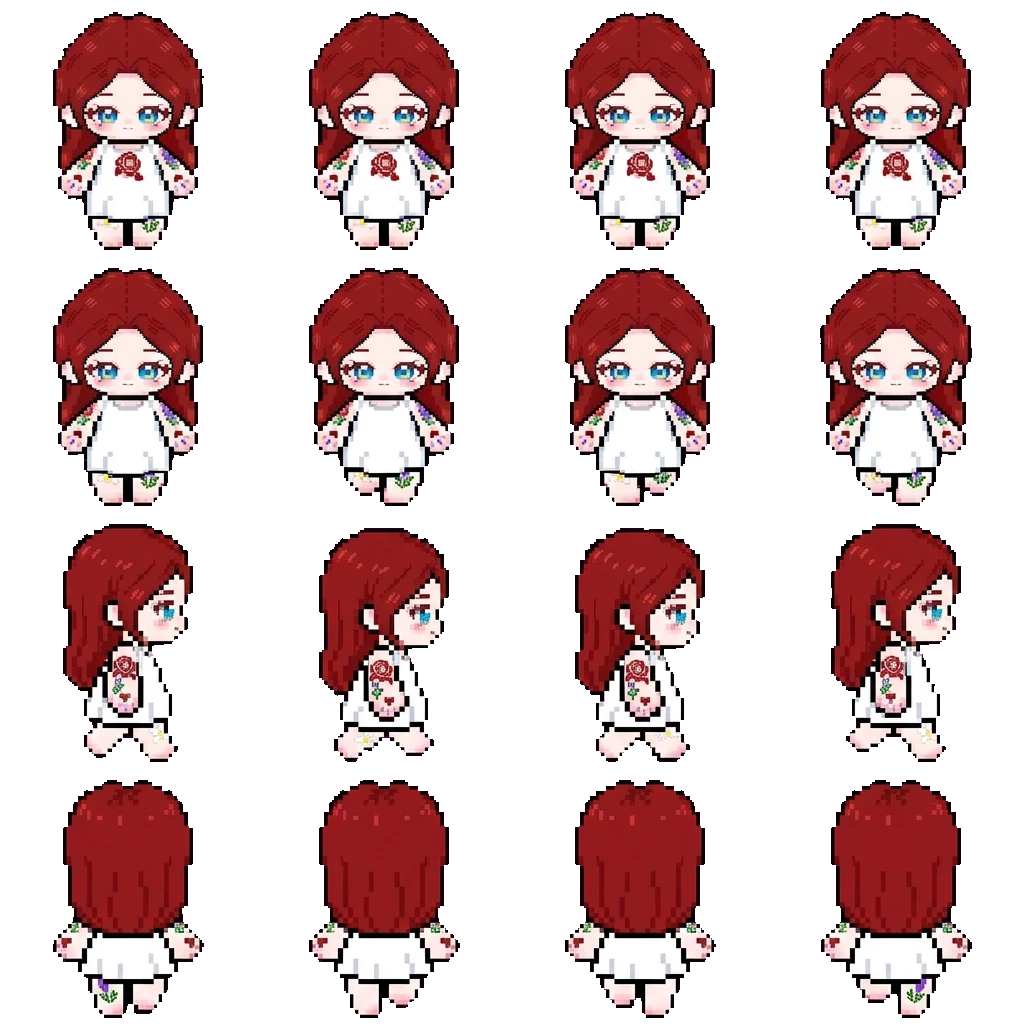Scarlett movement sprite