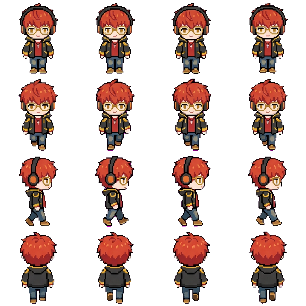 Seven movement sprite