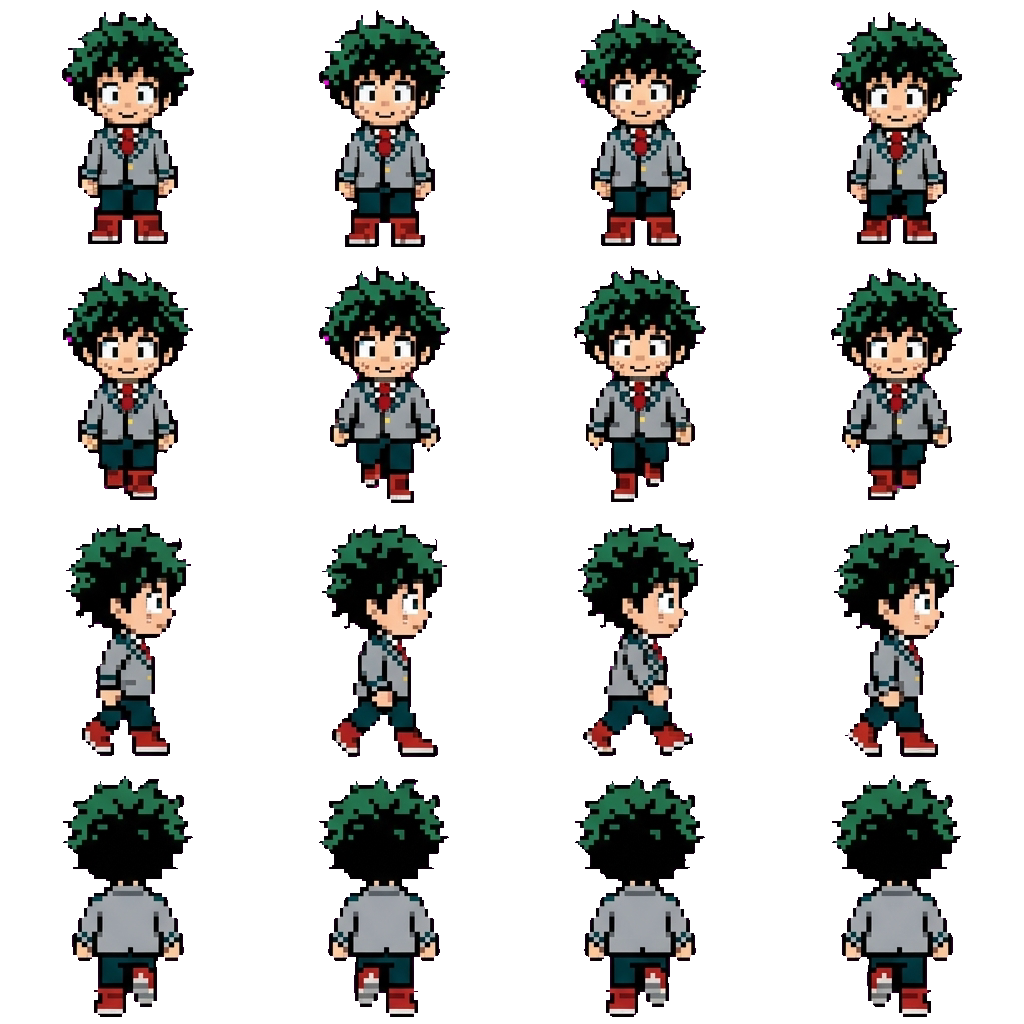 Izuku movement sprite