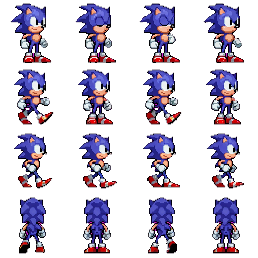 Sonic movement sprite