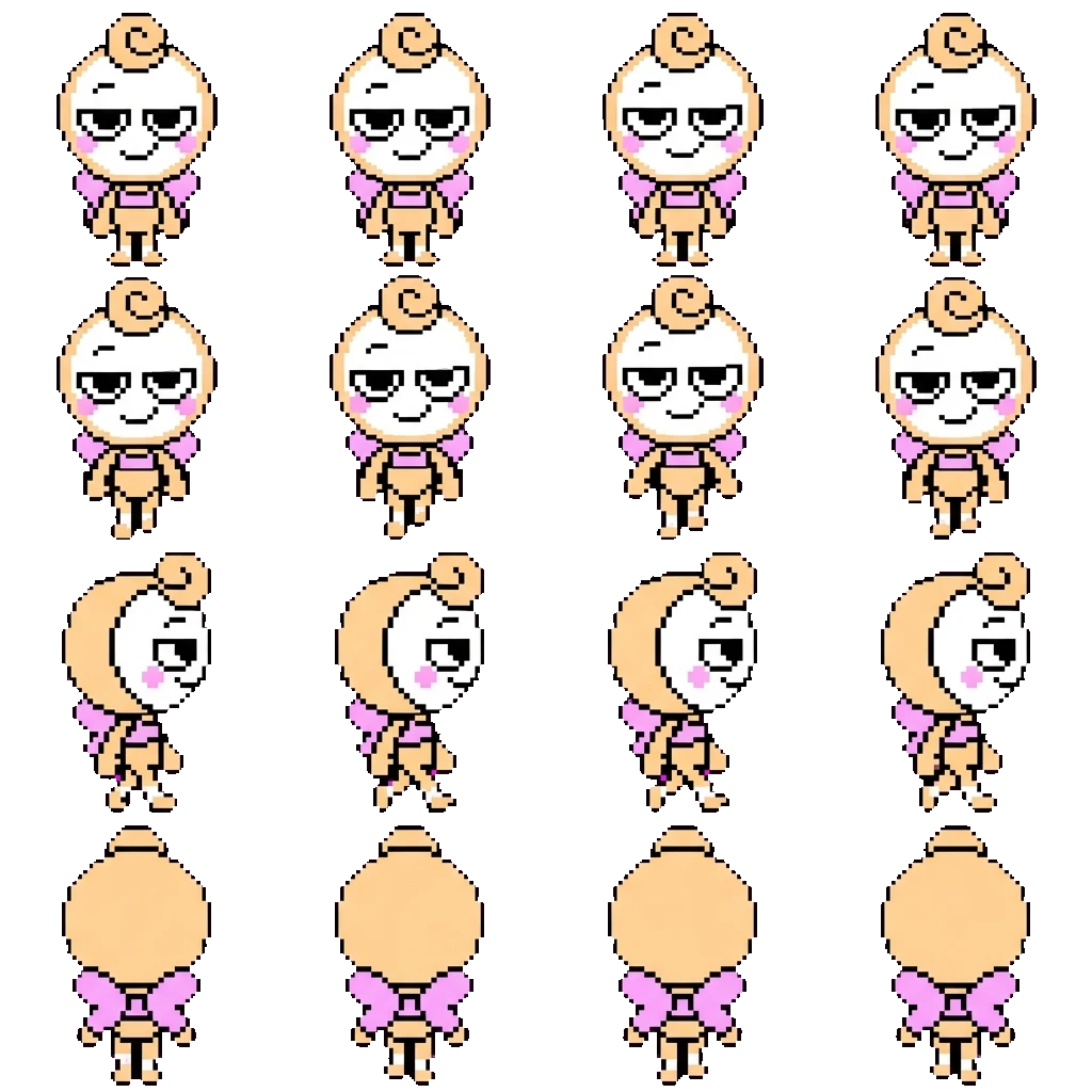 Glisten movement sprite