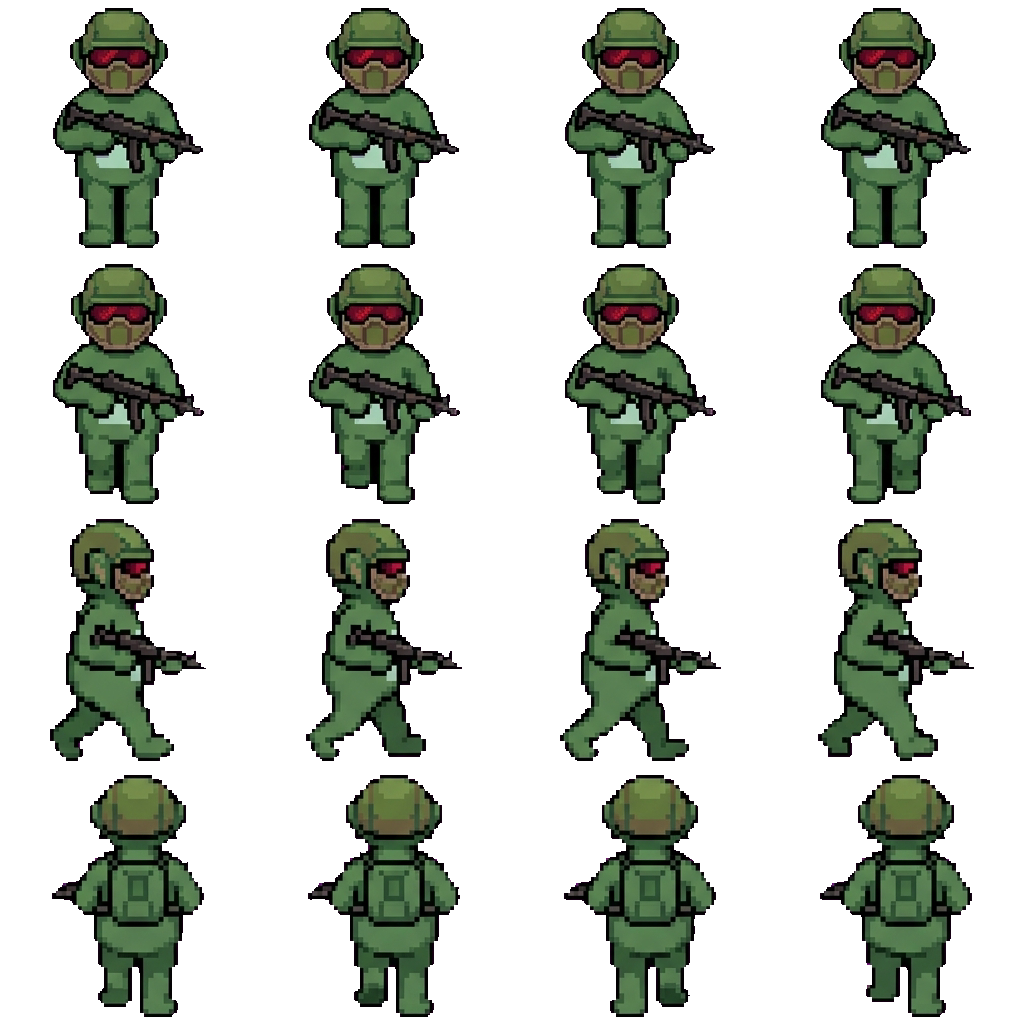 General Miles movement sprite