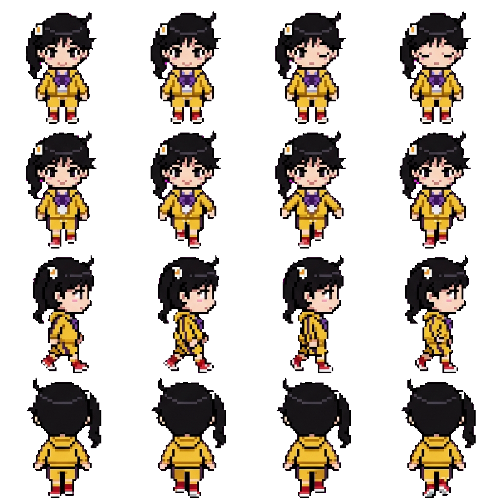 Karen Araragi movement sprite