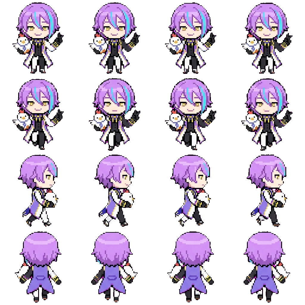 Rui Kamishiro movement sprite