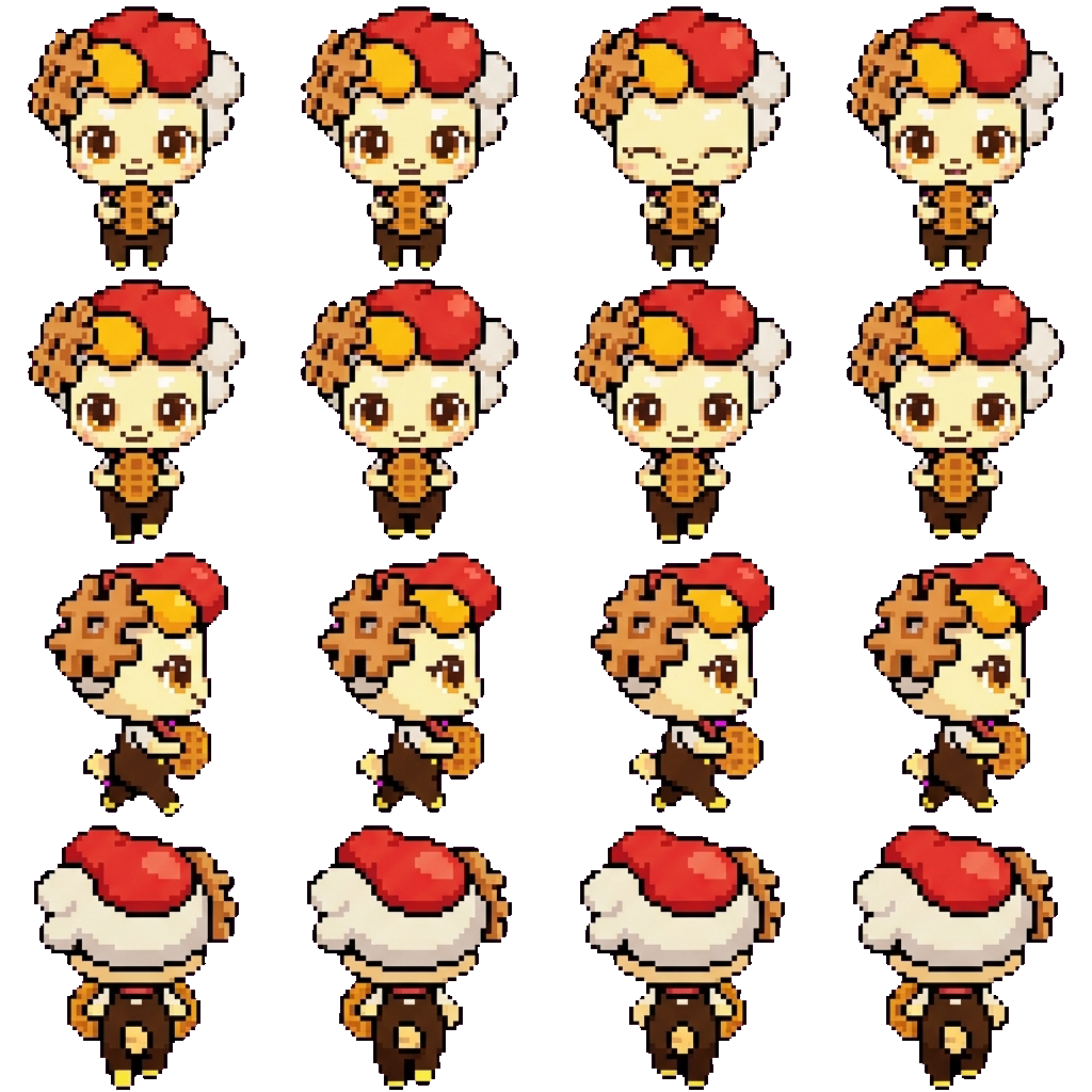 Waffleping movement sprite