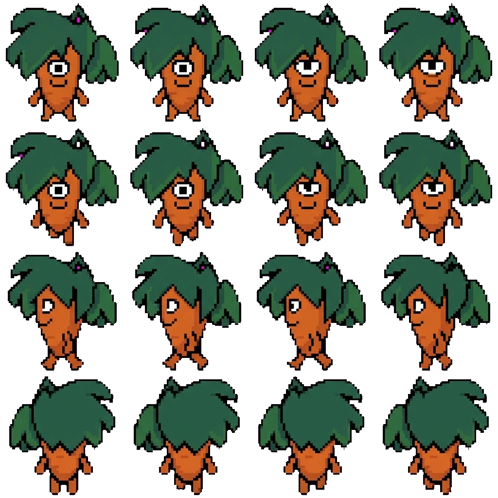 Carrot movement sprite