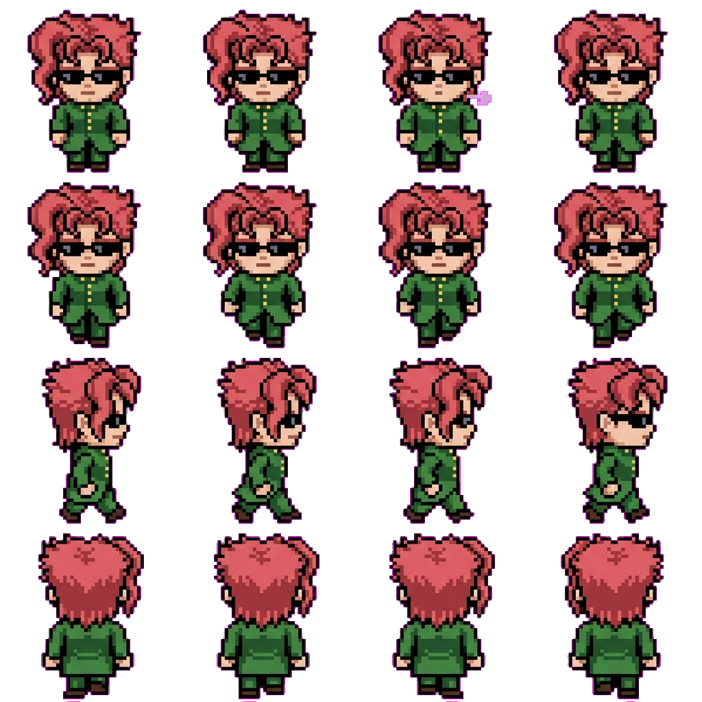 Noriaki Kakyoin movement sprite