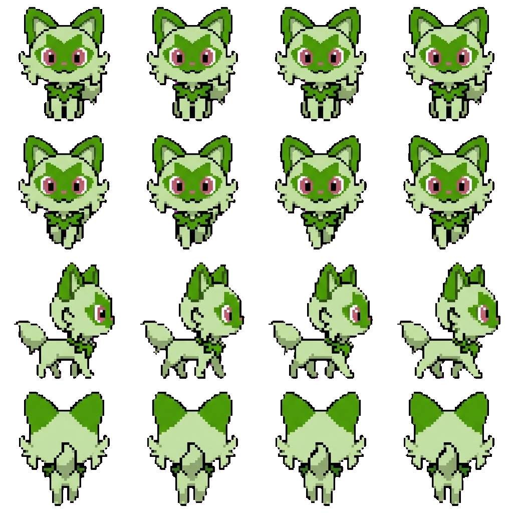 Sprigatito movement sprite
