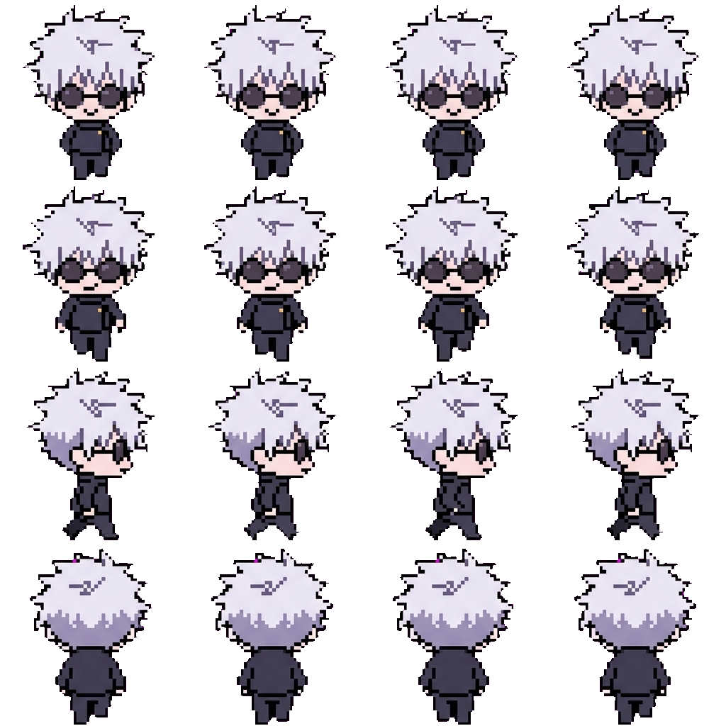 Satoru Gojo movement sprite